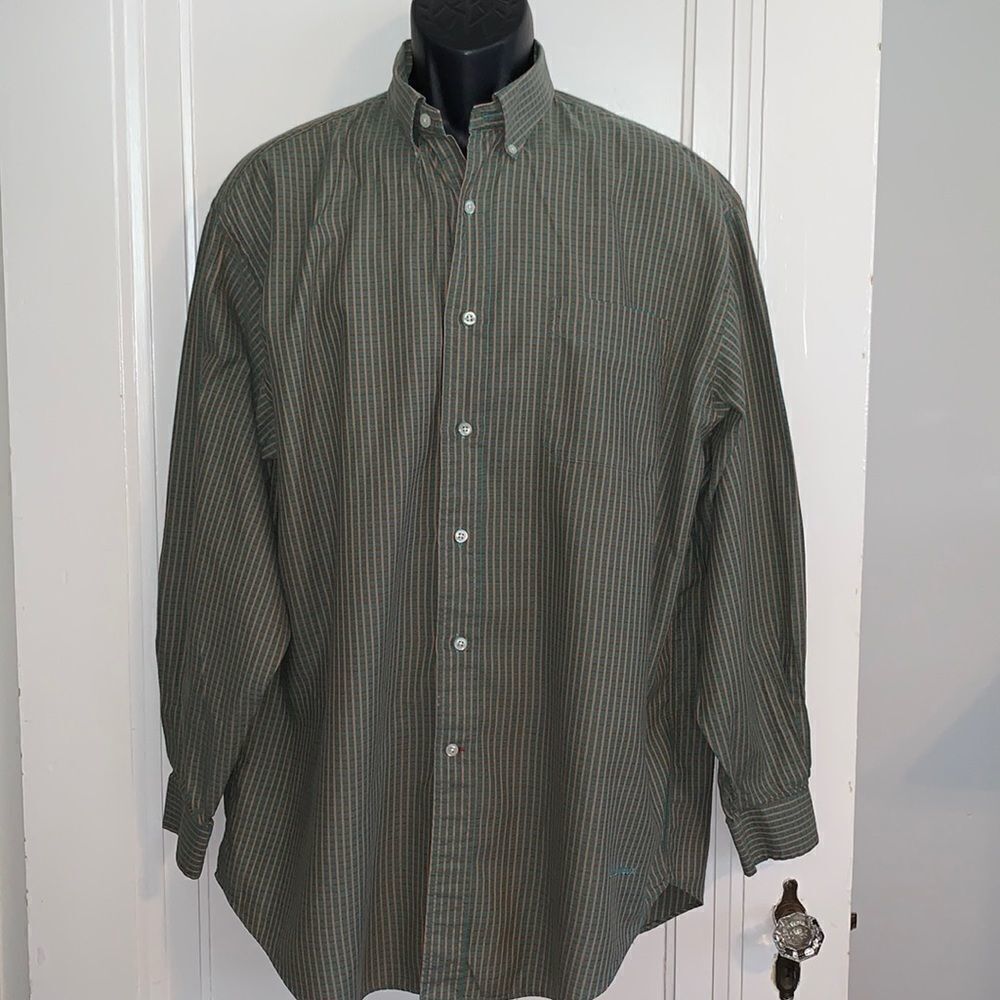 Daniel Cremiuex green & orange checked shirt